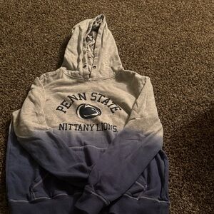 Penn State Nittany Lions Gray and Blue Hoodie
